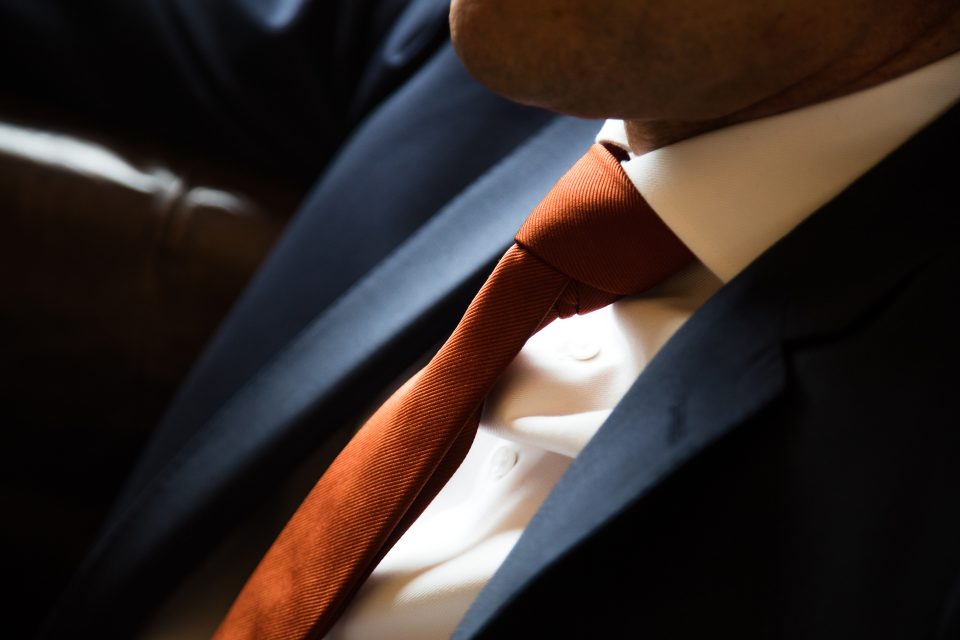 Tie product photography