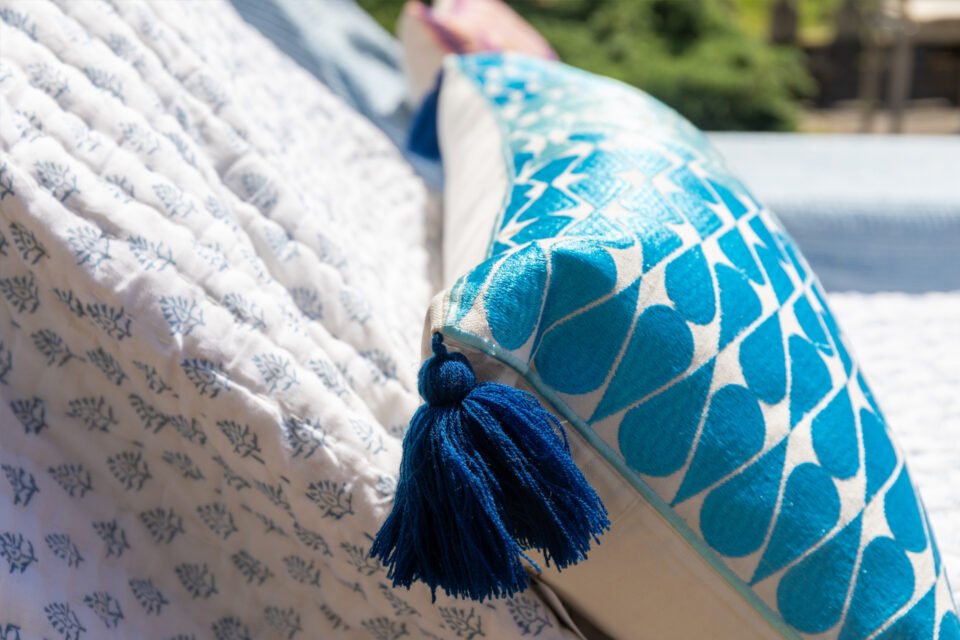 Fabric and cushion photography